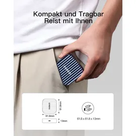 Inateck Magnetisches M.2 SSD Gehäuse, Typ-C USB 3.2, kompatibel mit 2230 NGFF&NVME PCIe M.2 M-Key/B&M-Key, unterstützt Windows/Linux/Android/MacOS