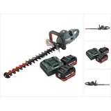 Metabo HS 18 LTX BL 55 Akku Heckenschere 18 V 50 cm Brushless + 2x Akku 10,0 Ah + Ladegerät