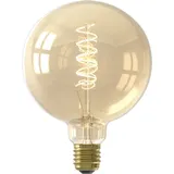 Calex E27 G125 3.8W LED-Filament Flex gold 821 dim