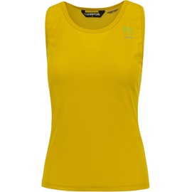 KARPOS LOMA W TOP Sweatshirt Damen Lemon Curry/Adriatic Blue/CORS Größe S