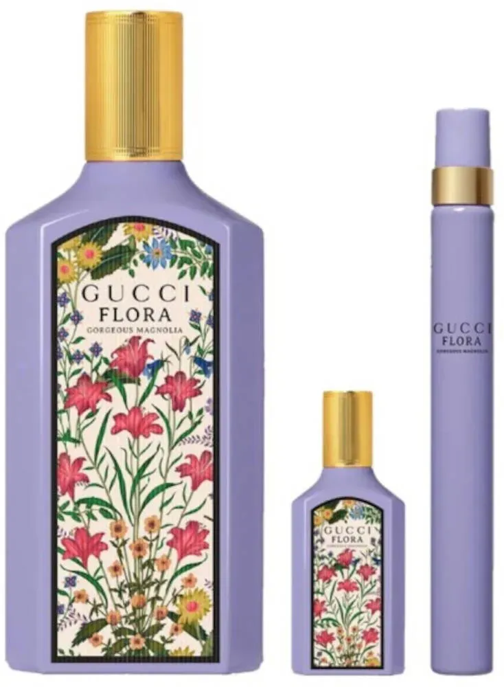 Gucci Flora Gorgeous Magnolia 100ml Eau de Parfum+5ml Eau de Parfum+10ml Eau de Parfum