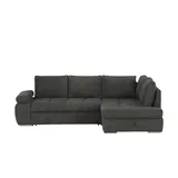 Switch Eckcouch Flachgewebe 3-Sitzer Blau