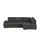 Switch Eckcouch Flachgewebe 3-Sitzer Blau