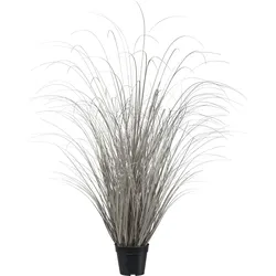 CREATIV green künstliche Pflanze Gras im Topf, 120 cm, champagner