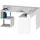 Dmora Eckschreibtisch Sansone Weiß
