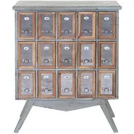 Mendler Apotheker-Schrank 94 x 73 x 32 cm Mehrfarbig