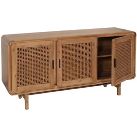 Mendler Sideboard HWC-M47 82 x 160 x 45 cm Braun