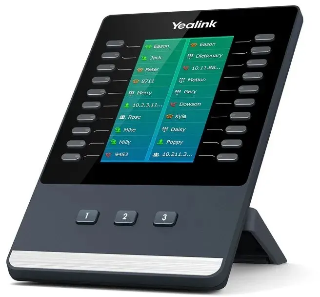 Yealink EXP50 IP-Add-On-Modul Schwarz, Grau 23 Tasten