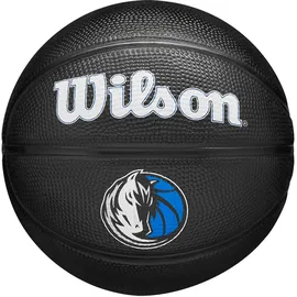 Wilson NBA Team Tribute Mini Basketball Schwarz 3