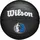 Wilson NBA Team Tribute Mini Basketball Schwarz 3