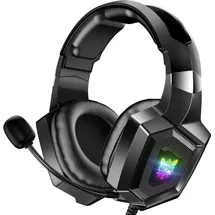 ONIKUMA K8, RGB Gaming-Kopfhörer Schwarz