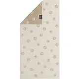 CAWÖ WE LOVE DOGS Duschtuch 80 x 150 cm beige