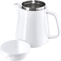 TCHIBO 369102 Kaffeebereiter Weiß/Silber