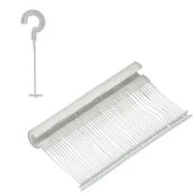 Pokornys – 500 Ringhaken Heftfäden (35mm) - für Etikettierpistole Standard I Tag Pins aus transparentem Kunststoff zum aufhängen und etikettieren von Caps, Socken & Anderen Kleinteilen