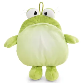 NICI NICI, Wärmflasche Frosch Frowin 300ml 32cm GREEN (0.30 l, Bettflasche mit Bezug)