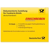 Deutsche Post Deutsche Post, Magnet, 10 Deutsche Post 4,85 € Einschreibenmarken selbstklebend (10 x)