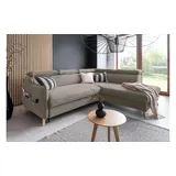 miuform Ecksofa mit Schlaffunktion Sweet Harmony ¦ beige ¦ Maße (cm): B: 253 H: 95