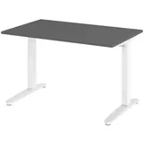 bümö Schreibtisch XB-Serie Graphit / Weiß