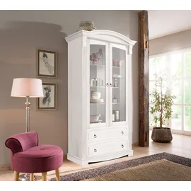 OTTO home Glasvitrine Anna 97 x 46 x 188 cm Weiß