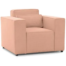 Fun Möbel Sessel Waldo Stoff Brooklyn 1-St. 72 x 80 x 80 cm Rosa