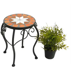 DanDiBo Ambiente Blumenhocker Rund 21 x 27 x 21 cm Schwarz