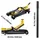 Vevor Rangierwagenheber Stahl 85–320 mm gelb/schwarz 2,5 t Tragkraft