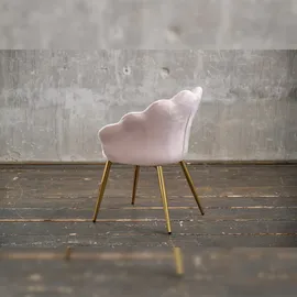 KAWOLA Stuhl Carla Esszimmerstuhl Velvet Fuß Gold