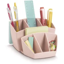 CEP Schreibtisch-Organizer Mineral rosa Polystyrol 6 Fächer 14,3 x 15,8 x 9,3 cm