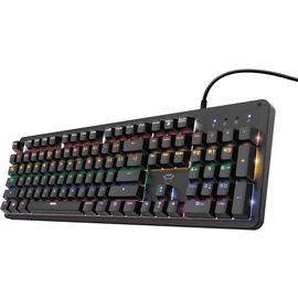 Trust GXT 863 Mazz Mechanical Keyboard, Gaote Outemu RED, USB, DE (24201)