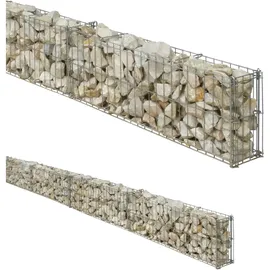 Bellissa Gabionen Mauergitter Set 464 × 20 × 10 cm