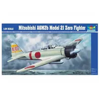 Trumpeter 02405 1:24 Mitsubishi A6M2b Zero Typ 21