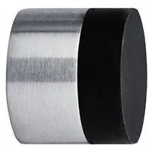 DENI Wandtürstopper m.einseitigem Gummipuffer 3873, Durchmesser 30mm,L 30mm