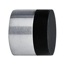 DENI Wandtürstopper m.einseitigem Gummipuffer 3873, Durchmesser 30mm,L 30mm