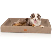 Knuffelwuff Hundebett Austin S 70 x 50 cm Khaki