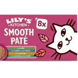 Lily's Kitchen Smooth Paté Auswahl Huhn/Lamm/Pute mit Ente/Huhn mit Wild 8 x 85 g