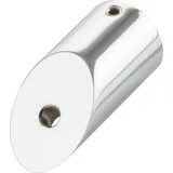 steelbase Wandhalter für Stabilisationsstange SBA, 45°, Messing verchromt poliert