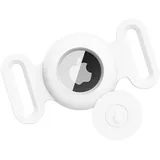 Vancle Wasserdicht Silikon Airtag Hülle, Hunde- und Katzenhalsbänder Kompatibel mit Apple AirTag GPS Finder Anti-Verlust Gerät 1 Stück Kratzfeste Schutzhülle für Air Tag Tracker