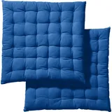 REDBEST Stuhlkissen 2er-Pack 40 x 40 cm Blau