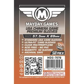 Mayday Games Chimera Card Game Sleeves 57,5x89mm (50 Stück)