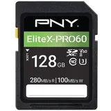 PNY EliteX-PRO60, 128 GB, SDXC, Flash-Speicherkarte