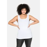 Sheego Tanktop in weiß | Gr.: 40
