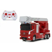 Jamara RC-Nutzfahrzeug Feuerwehr Drehleiter Mercedes-Benz Antos 1:24 2CH RTR rot (405212)