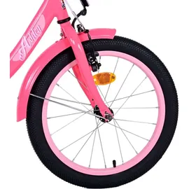 Volare Ashley Kinderfahrrad - Mädchen - 18 Zoll - Rosa/Rot