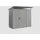 EcoStar Gerätehaus Elegant-P 2,38 x 1,08 m Grau
