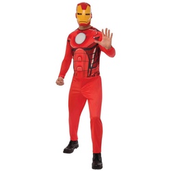 Rubie ́s Kostüm Iron Man Comic Kostüm, Schnell & easy verkleidet als Comic-Superheld! rot