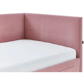 Meise Möbel Polsterbett Cool 120 x 200 cm rose inkl. Rückenelement