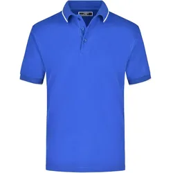 Poloshirt Tipping "JN034" - 3XL - royal/white