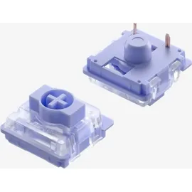 nuphy Air75 v2 Kabellose Mechanische Tastatur QMK/VIA, QWERTY US, 75% Low Profile Bluetooth / 2.4GHz - Lunar Gray Switch Wisteria - Grau