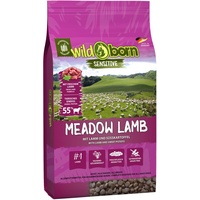 WILDBORN Meadow Lamb 2 kg | Hundefutter getreidefrei für Erwachsene Hunde mit frischem Lammfleisch | Hund Hundefutter getreidefrei | Made in Germany