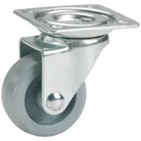 Dörner+Helmer Dörner + Helmer Lenkrolle Kunststoffrad, grau 30 mm 30 kg